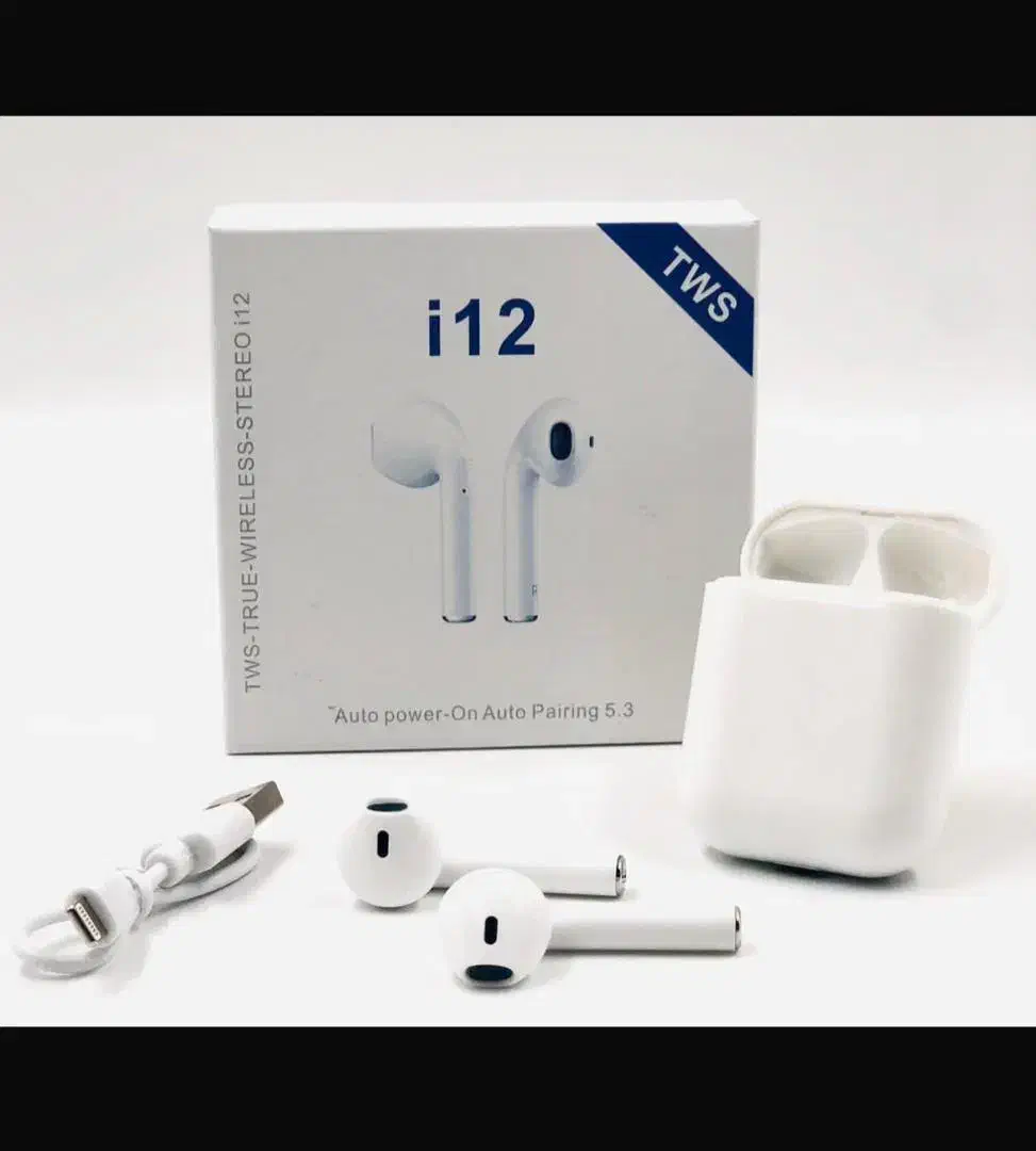 ایرپاد هندزفری بلوتوثی مدل i12 فروش فقط عمده|لوازم جانبی موبایل و تبلت|تهران, گرگان|دیوار