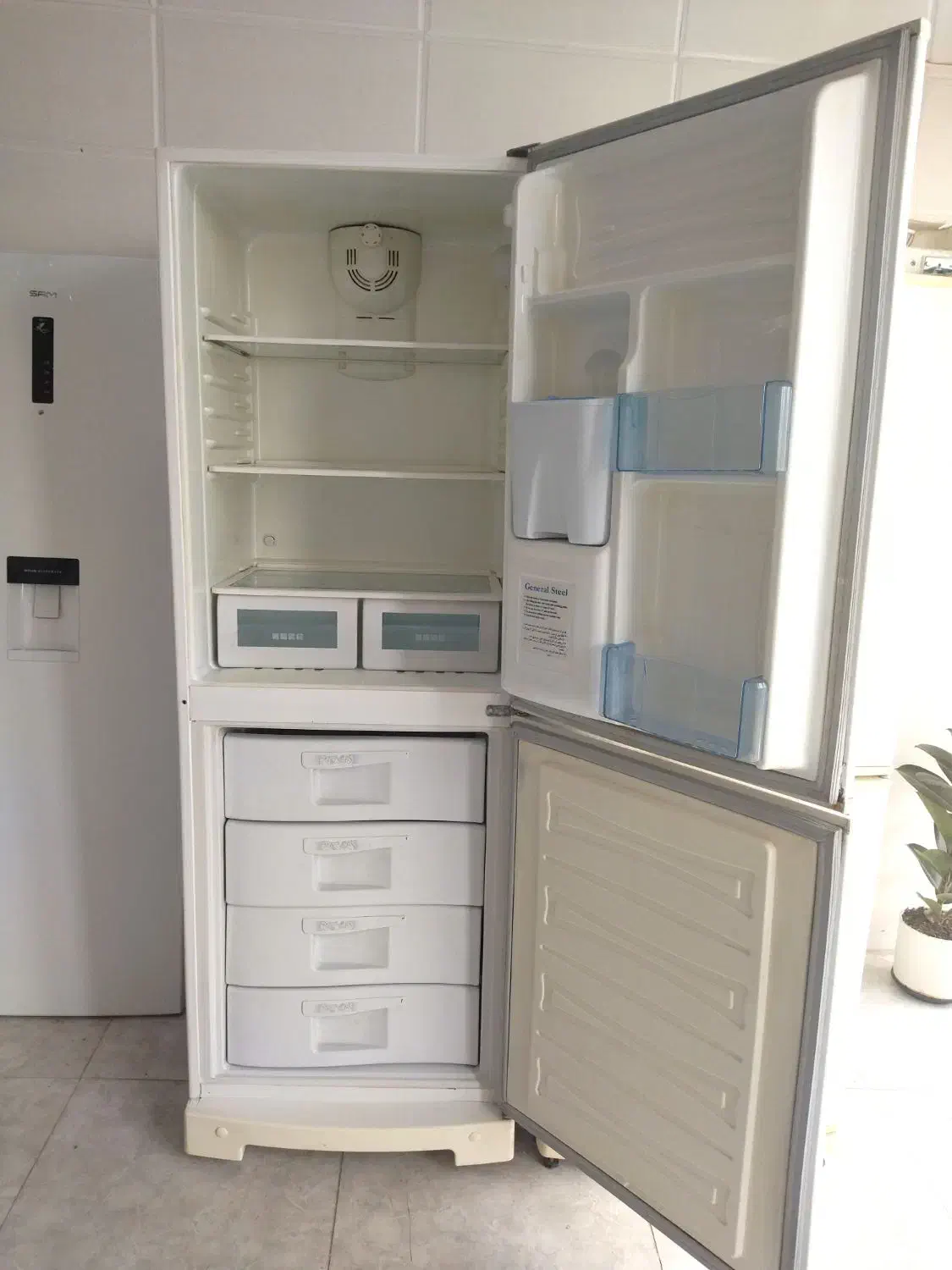 یخچال فریزر جنرال استیل موتور فابریک|یخچال و فریزر|شیراز, دشت چنار|دیوار