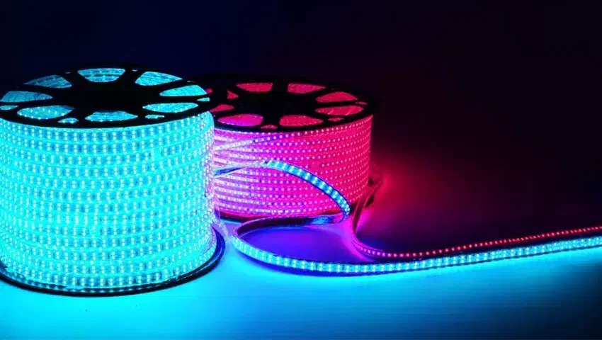 ریسه شلنگی وایرلس ، هفت رنگ (RGB) و نئون اقساط|لامپ و چراغ|کرمان, |دیوار