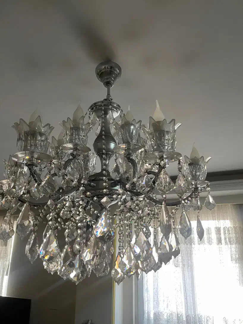 لوستر کریستالی|لوستر و چراغ آویز|تهران, نازی‌آباد|دیوار