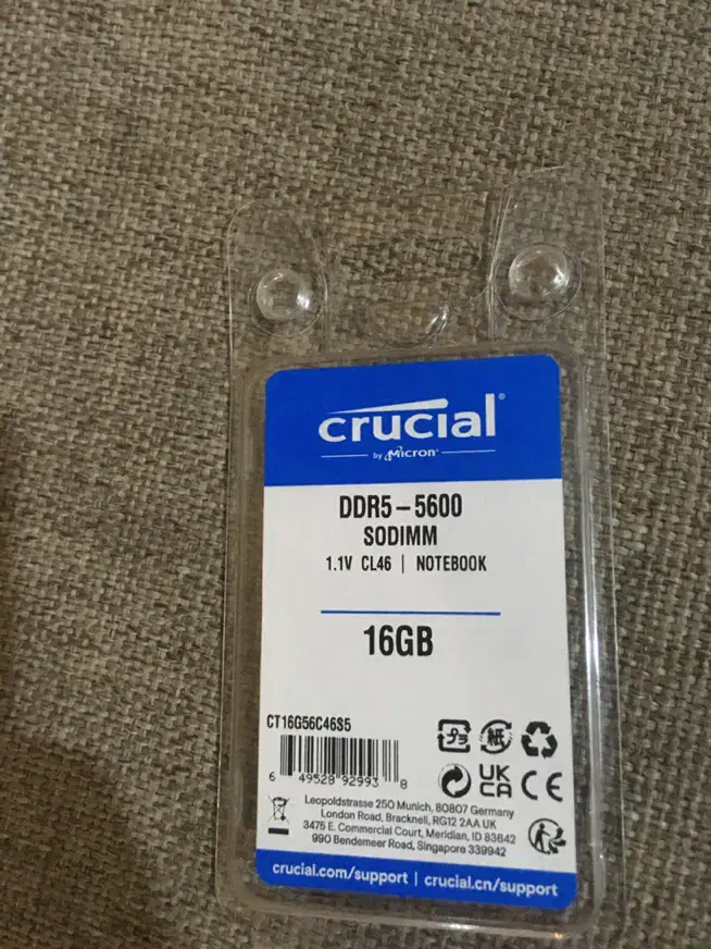 رم لپتاپ 16 5600 RAM گارانتی حامی نو ddr5|قطعات و لوازم جانبی رایانه|تهران, هفت چنار|دیوار