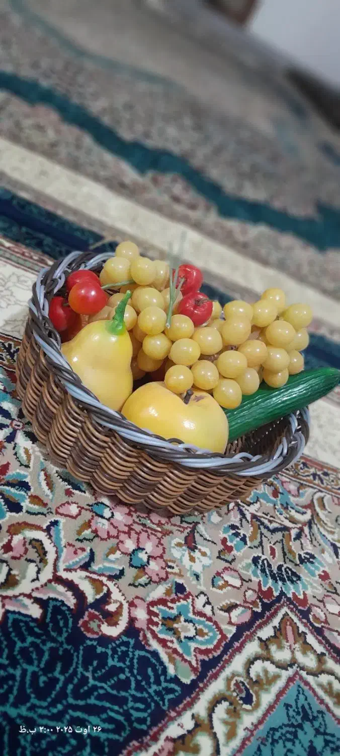 فروش سبدهای مفتولی در رنگهای مختلف|صنایع دستی و سایر لوازم تزئینی|بم, |دیوار