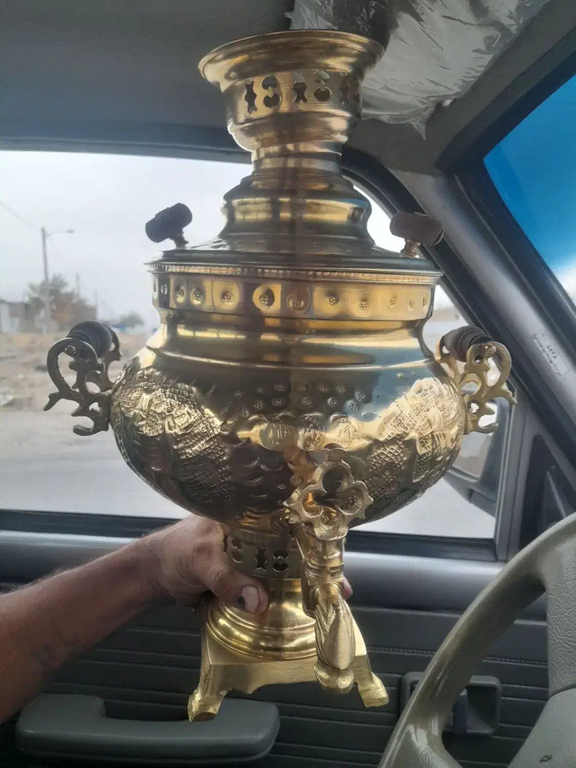 سماور برنجی|سماور، چای‌ساز، قهوه‌ساز|اراک, |دیوار