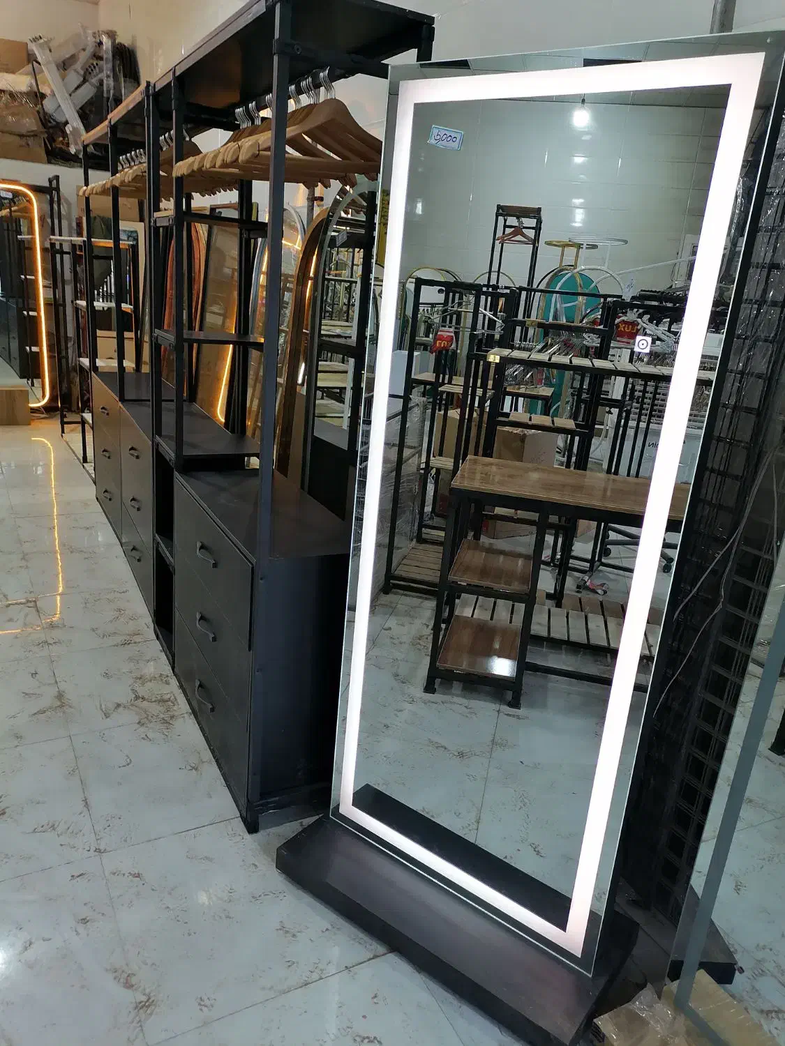 آینه پروفیل دوبل/طبقه دار قدی/کد173|آینه|ارومیه, |دیوار