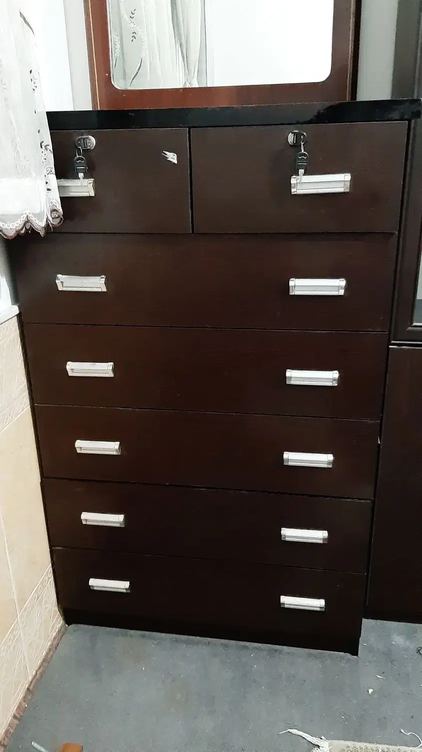 دراور|جاکفشی، کمد، دراور|قم, باجک دو|دیوار