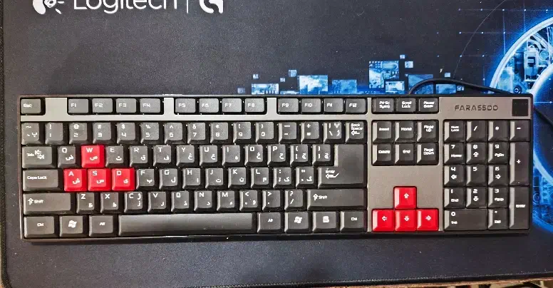 کیبورد فراسو|قطعات و لوازم جانبی رایانه|فومن, |دیوار