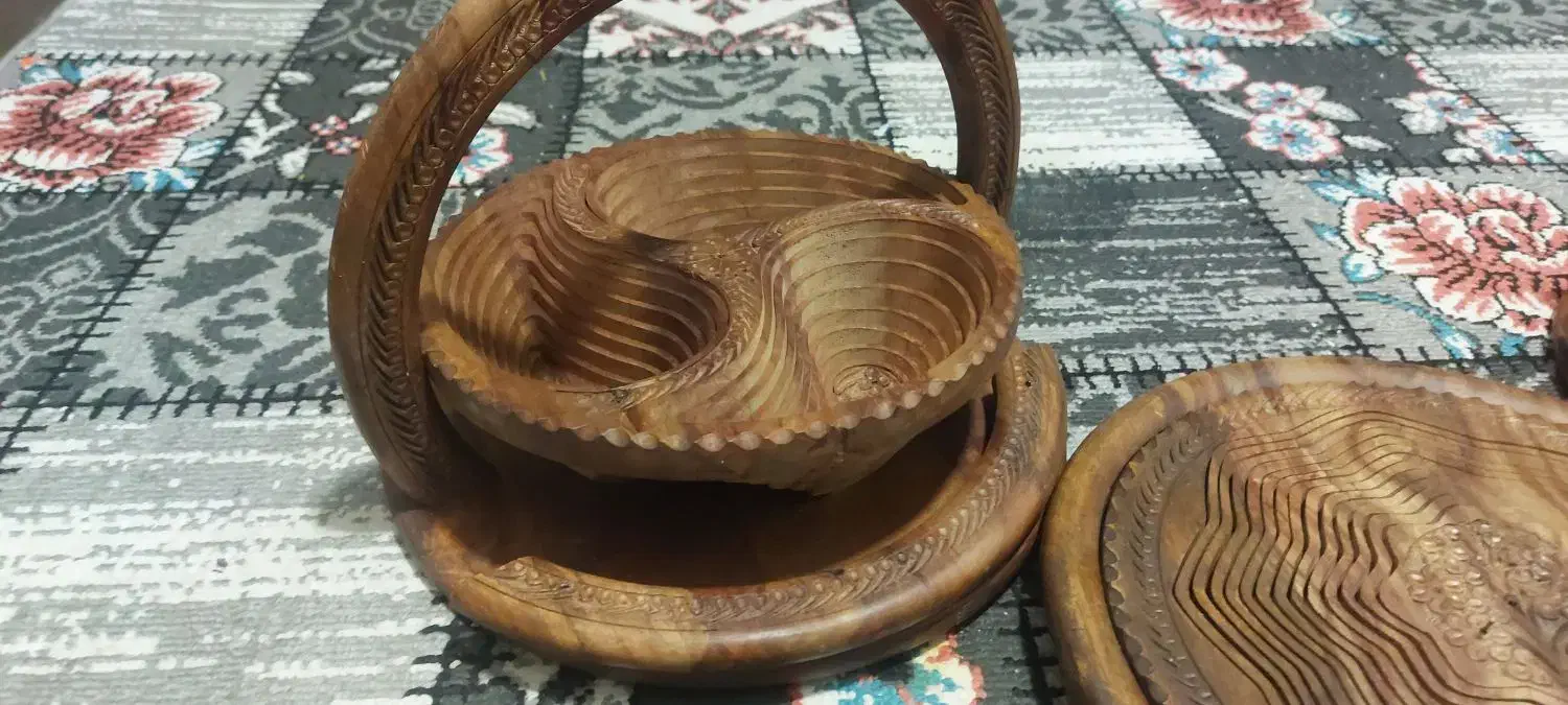 آجیل خوری چوبی|ظروف سرو و پذیرایی|کرج, حصارک بالا|دیوار