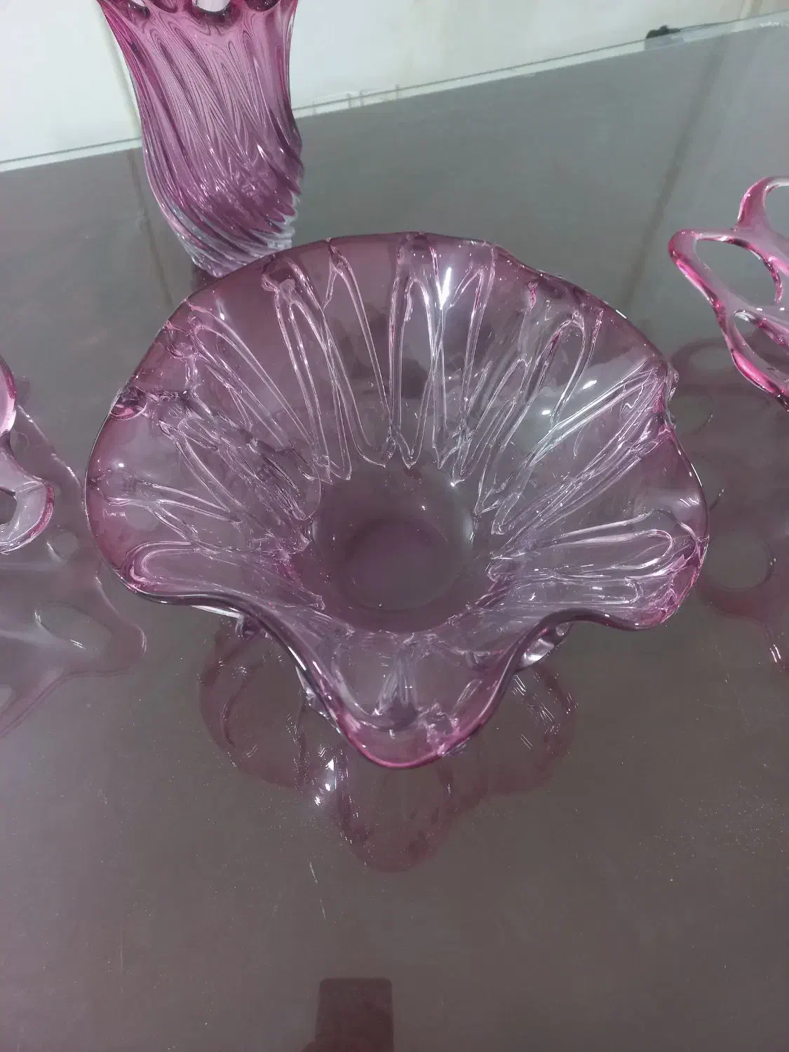 کریستال مدوز صورتی|ظروف سرو و پذیرایی|کرج, حصارک پایین|دیوار