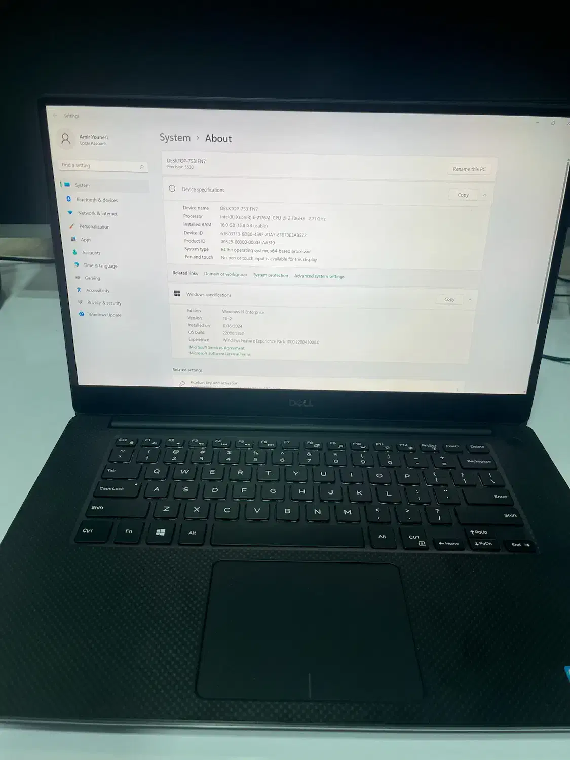 لپت تاپ 5530 precision 4k قوی رندرینگ و طراحی|رایانه همراه|قرچک, زیبا شهر|دیوار