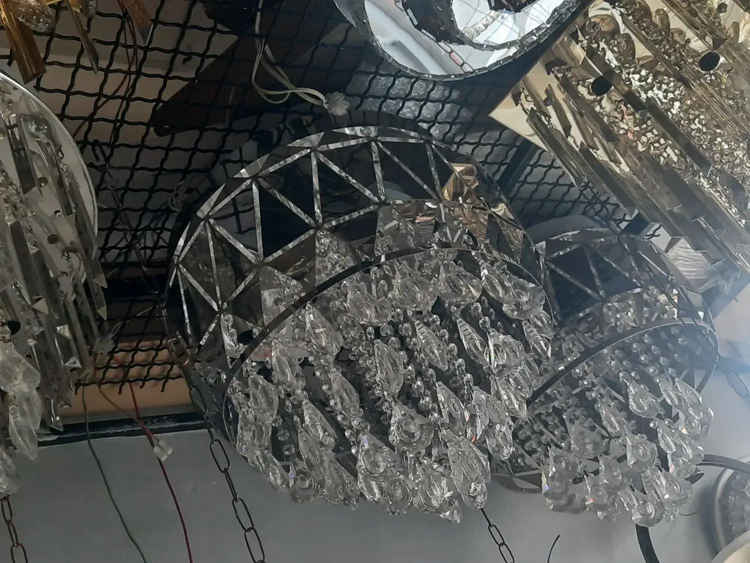 لوستر سقفی کریستالی|لوستر و چراغ آویز|مشهد, رضاشهر|دیوار