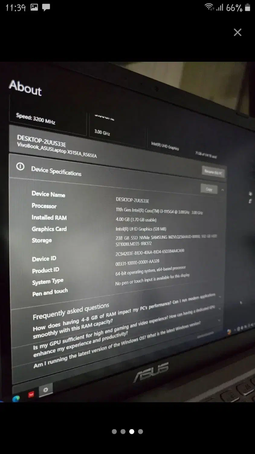 لپتاپ Asus|رایانه همراه|مشهد, حسینآباد|دیوار