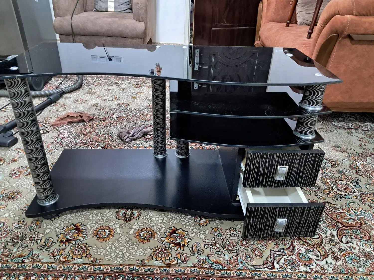 میز تلوزیون شیشه ای|میز تلویزیون|پیشوا, |دیوار