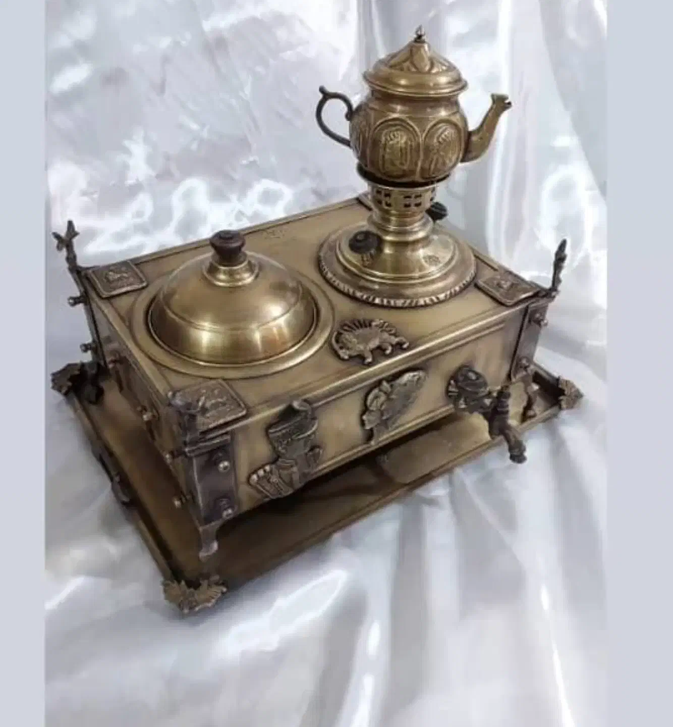 منقل سماوری سلطنتی|کلکسیون اشیاء عتیقه|تهران, خواجه نظام الملک|دیوار