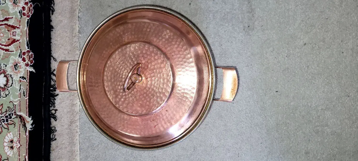 قابلمه مسی|ظروف پخت‌وپز|زنجان, |دیوار