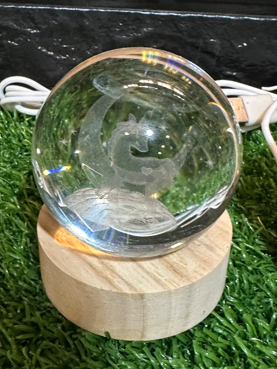 گوی شبخواب کریستالی|چراغ خواب و آباژور|نکا, |دیوار