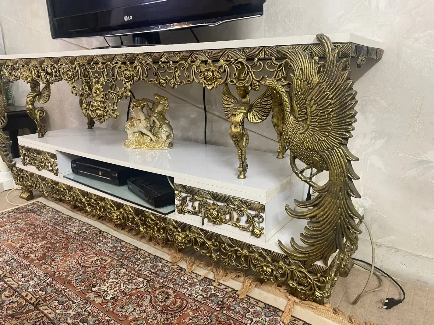 میز تلویزیون با چوب و برنج|میز تلویزیون|ری, ظهیرآباد|دیوار