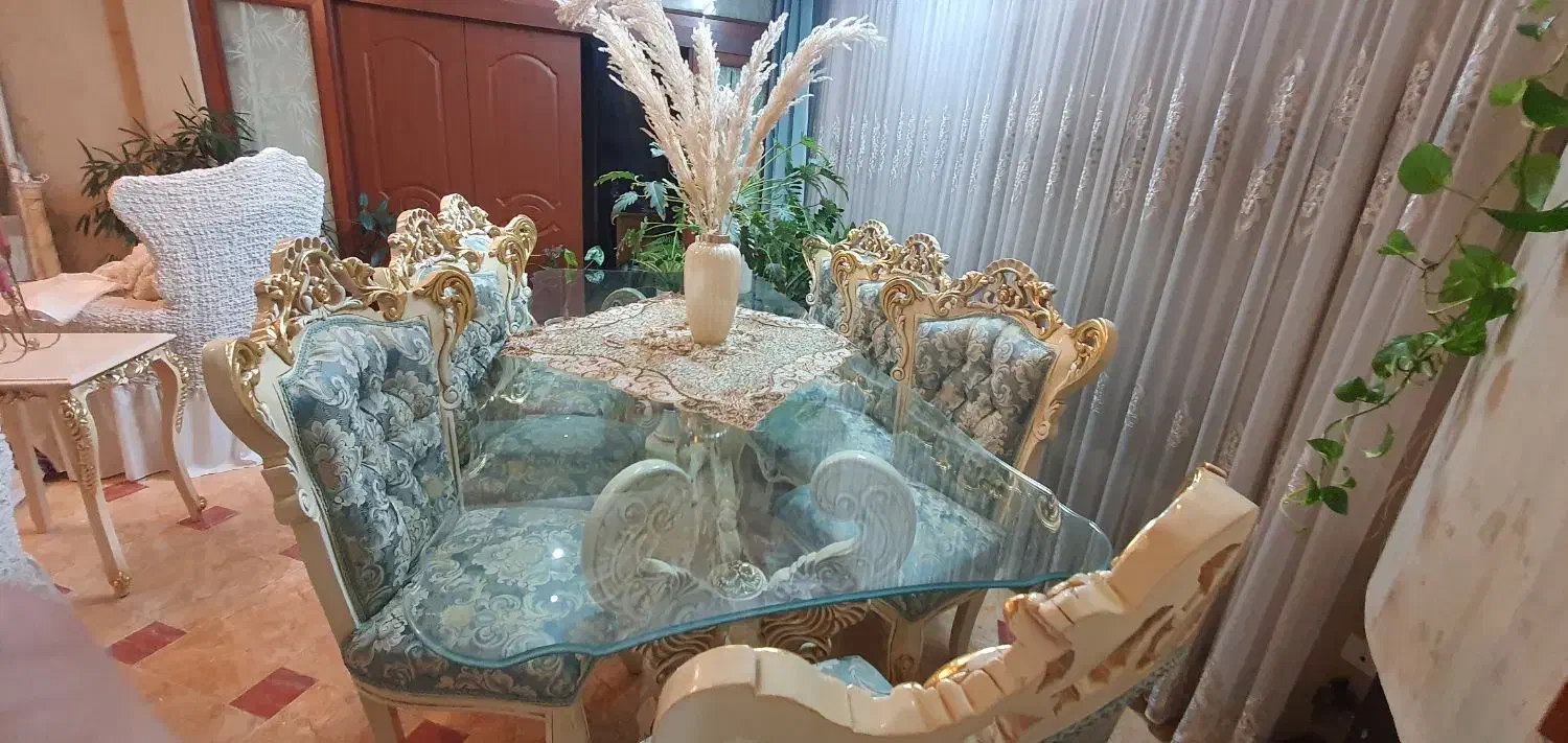 میز نهارخوری 8 نفره|میز و صندلی غذاخوری|مشهد, ملکآباد|دیوار