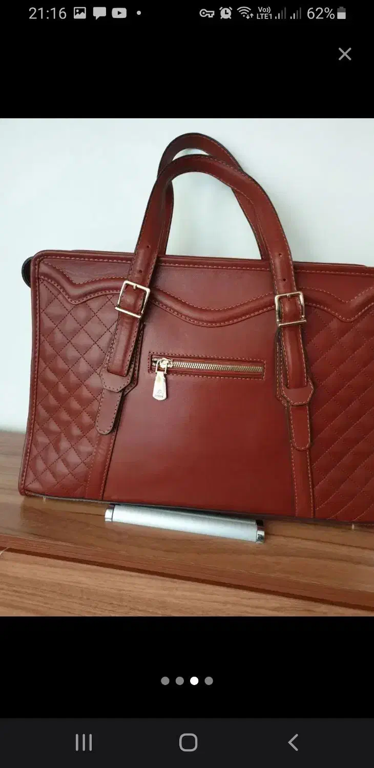 کیف اداری چرم طبیعی|کیف، کفش، کمربند|تهران, دبستان|دیوار