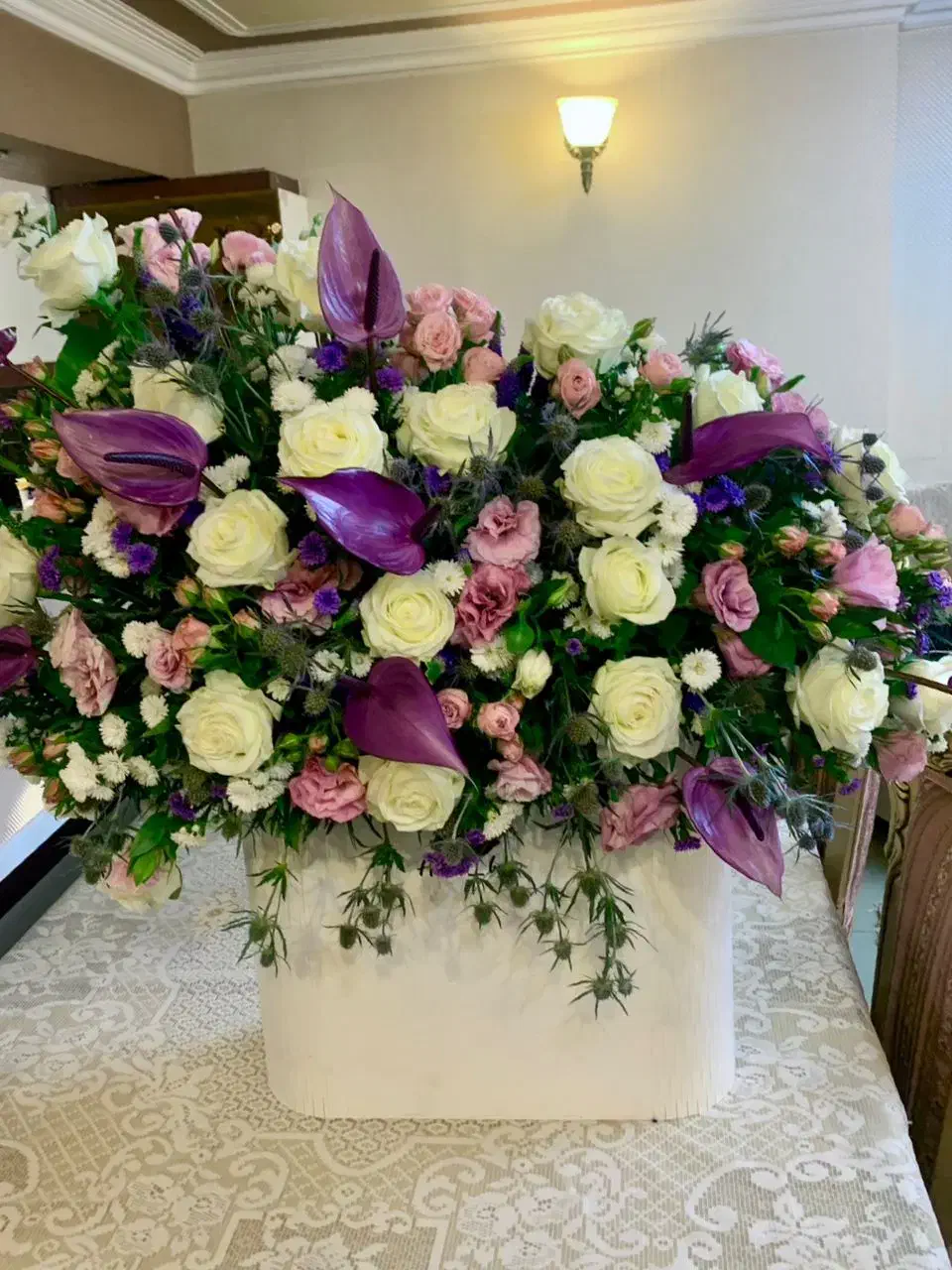 دسته گل بسیار شیک و باکلاس|گل و گیاه طبیعی|اصفهان, باغ زرشک|دیوار