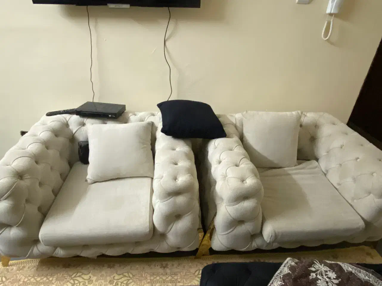 مبل چستر تمام چوب رویه مخمل|مبلمان خانگی و میز عسلی|دامغان, |دیوار