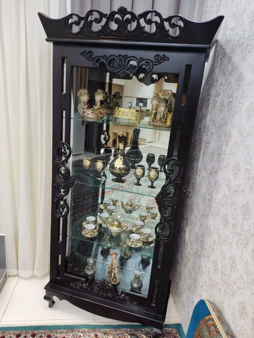 بوفه با وسایل داخش|بوفه، ویترین، کنسول|سنندج, |دیوار