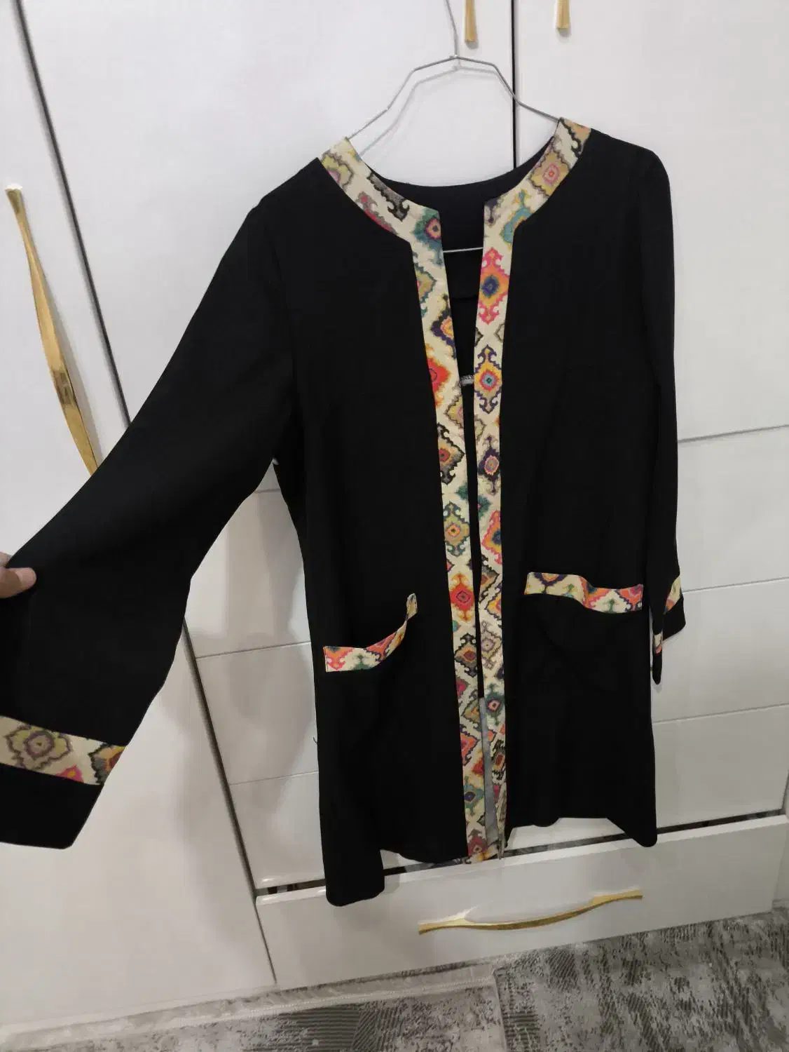 مانتو مشکی طرح سنتی کاملا نو|لباس|پردیس, فاز ۸|دیوار