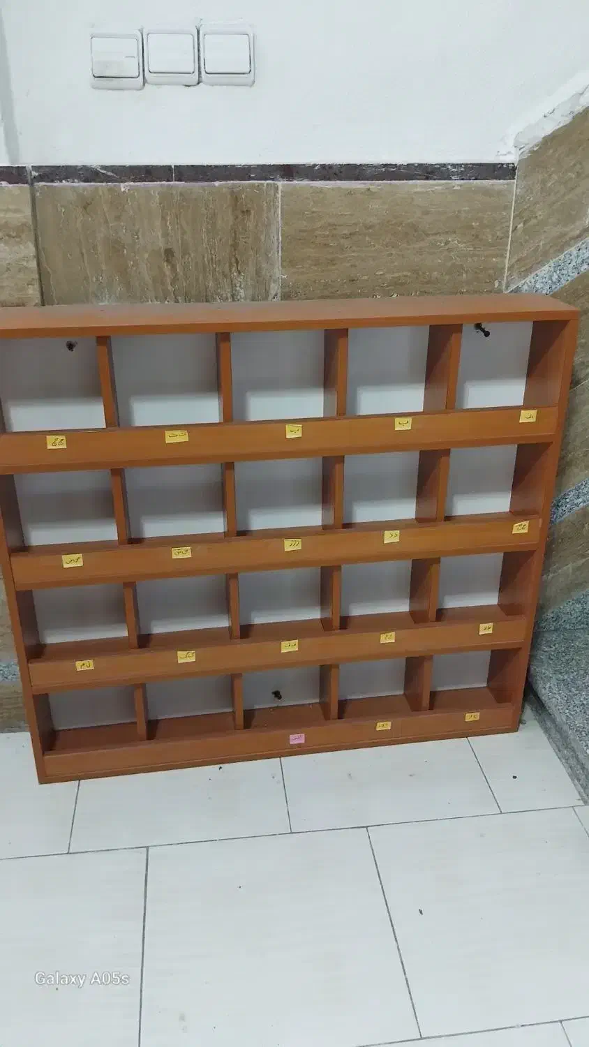 قفسه  1نیم در1نیم|کتابخانه، شلف، قفسههای دیواری|تالش, هشتپر|دیوار