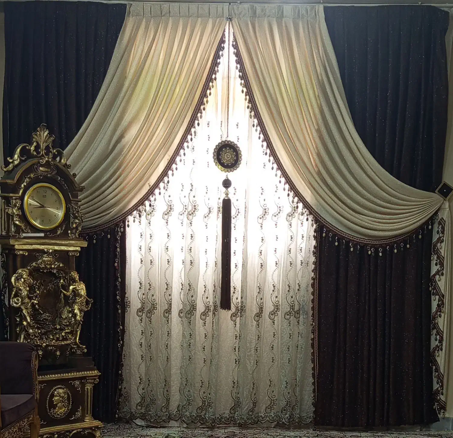 پرده|پرده، رانر، رومیزی|قرچک, داوود آباد|دیوار