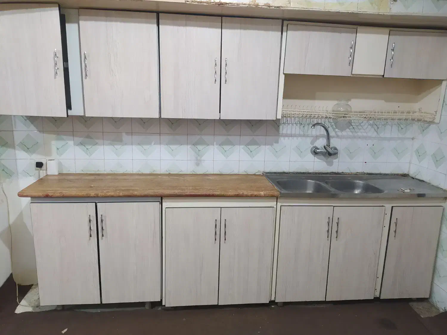 کلبینت بدنه فلز یا درب ام دی اف|آب‌چکان و نظم‌دهنده ظروف|دزفول, |دیوار