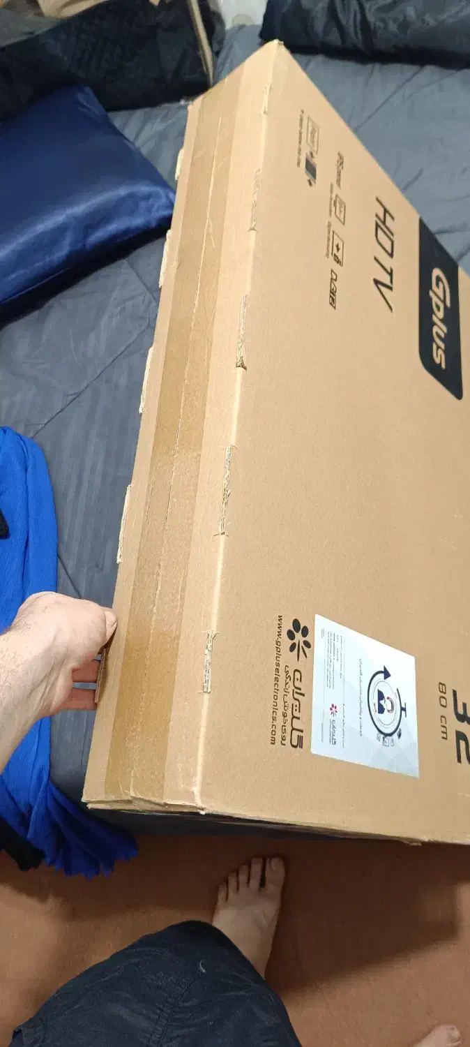 تلوزیون 32جی پلاس نو کارتن پلمپ|تلویزیون و پروژکتور|پرند, فاز ۴|دیوار