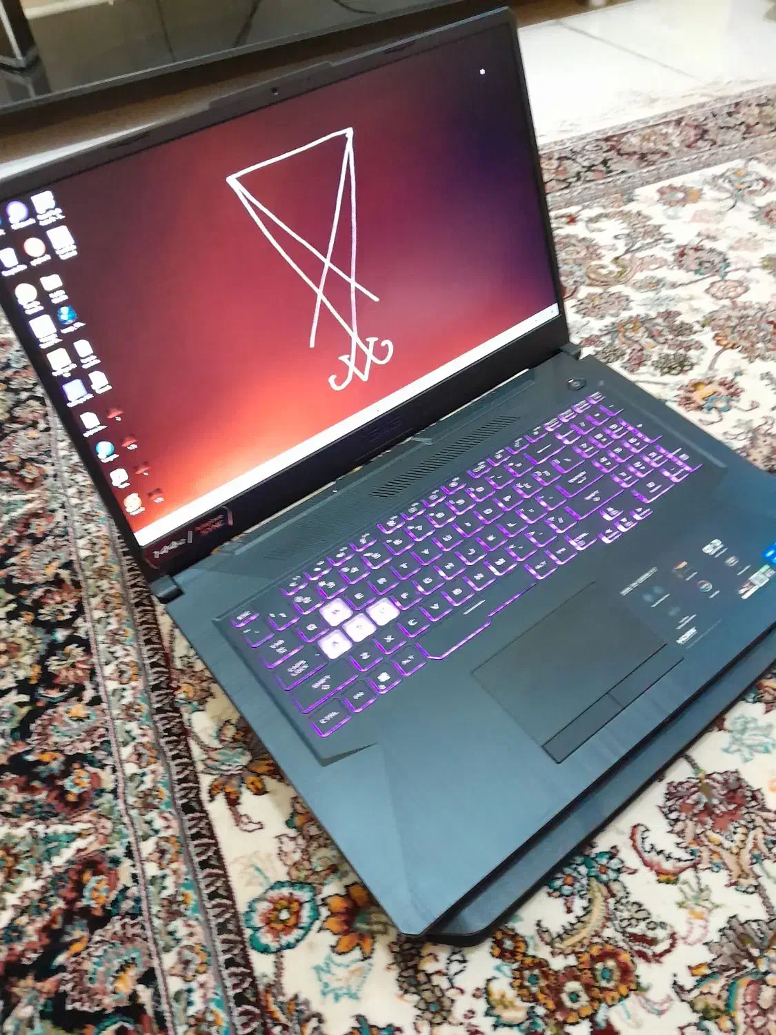 گیمینگAsusTUF17 FX706HE i5/11/8G/Nvid3050 4G/500GB|رایانه همراه|اهواز, کوروش|دیوار