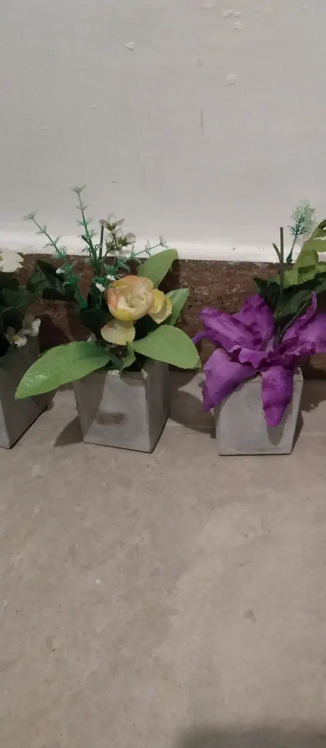 مینی گلدان‌ها برای تزیین|گل مصنوعی|ارومیه, |دیوار
