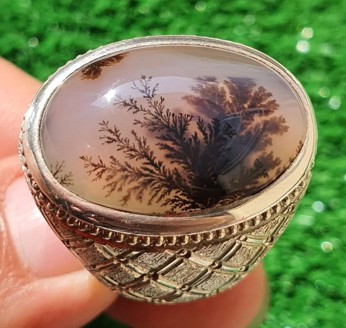 انگشتر شجر قائن شیشه ای فوق کلکسیونی|جواهرات|خرمآباد, |دیوار