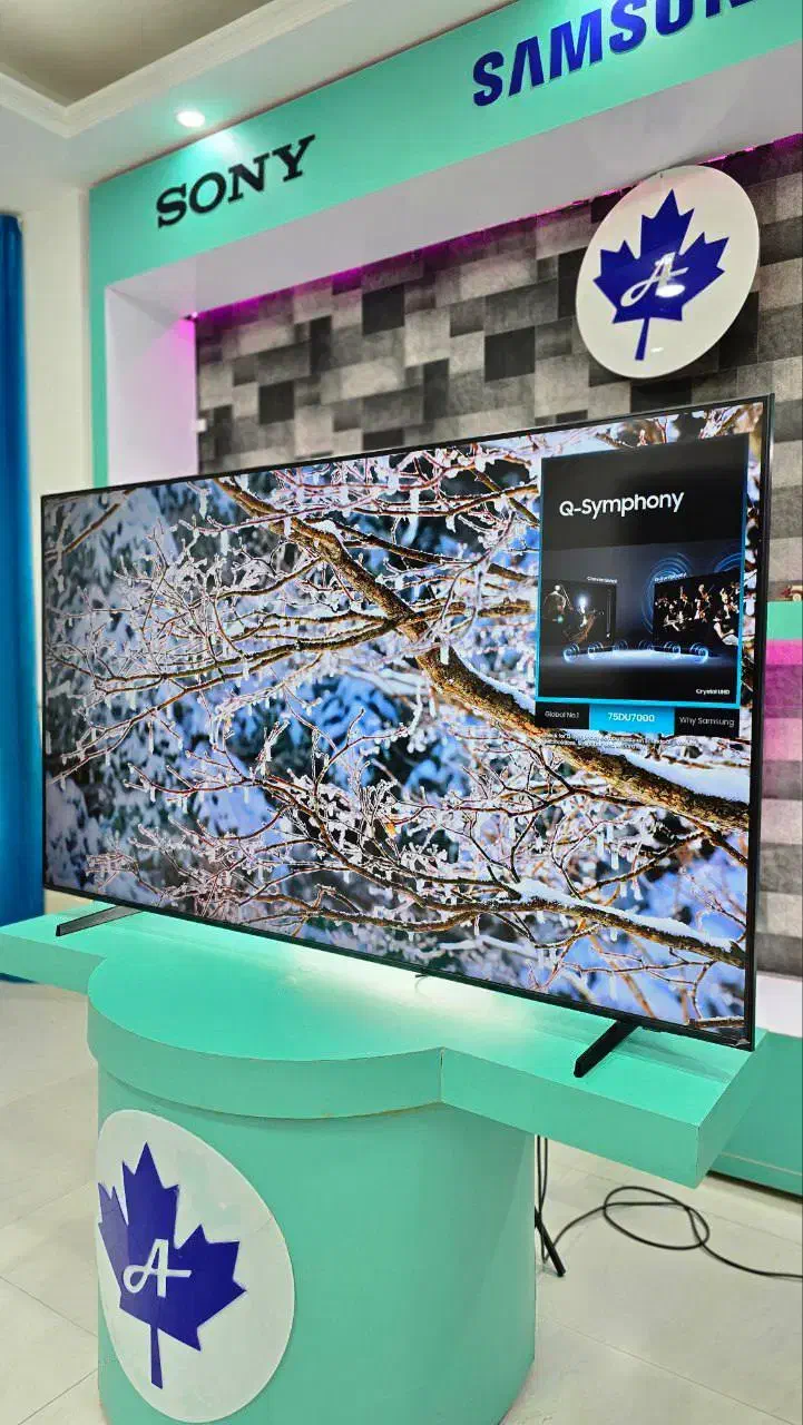 تلویزیون ۷۵ اینج سامسونگ قیمت مناسب|تلویزیون و پروژکتور|تهران, سازمان آب|دیوار