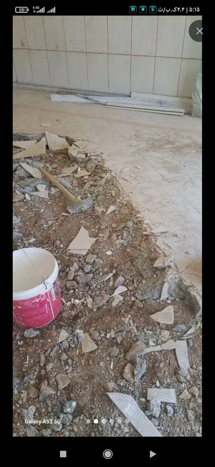 تخریب کاری ،جوشکاری ،حمل مصالح ،سوراخ کاری|خدمات پیشه و مهارت|لنجان, |دیوار