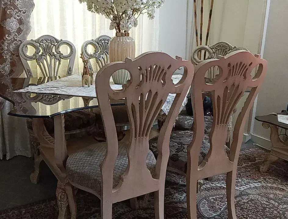 میز ناهارخوری ۴نفره|میز و صندلی غذاخوری|تهران, جوادیه تهرانپارس|دیوار