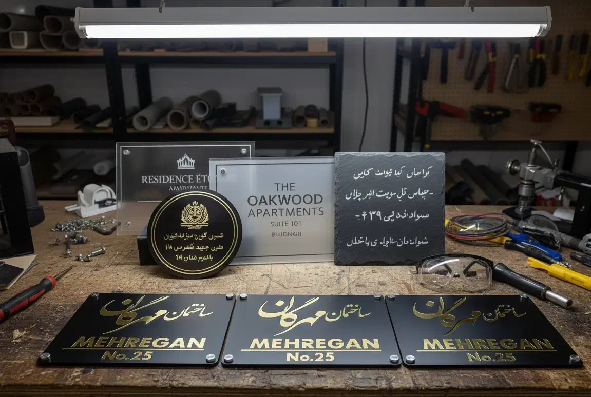 ساخت پلاک فلزی ساختمان|خدمات پیشه و مهارت|شیراز, شهرک صنعتی شیراز|دیوار