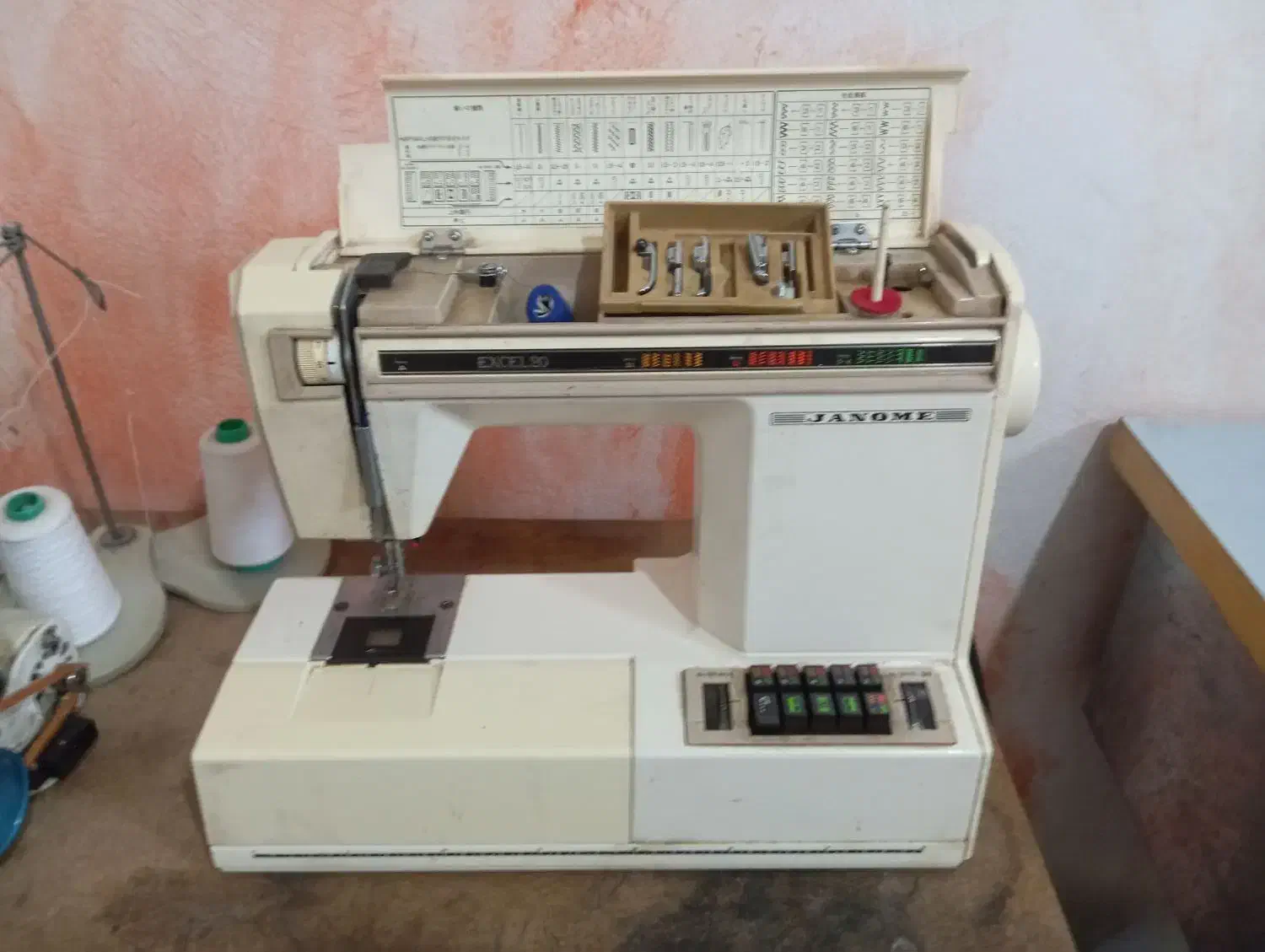 جرم خیاطی ژانومه اکسل ژاپن اصل|چرخ خیاطی و ریسندگی|فسا, |دیوار