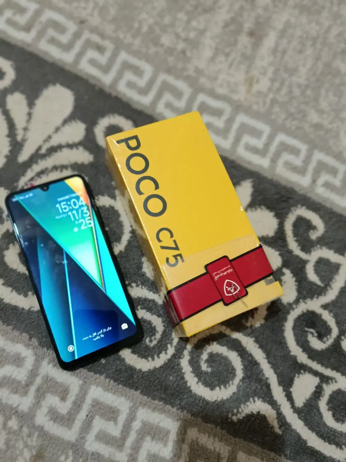 گوشی پوکو c75 با گارانتی 18ماه گارانتی درحد نونو|موبایل|خرمآباد, |دیوار