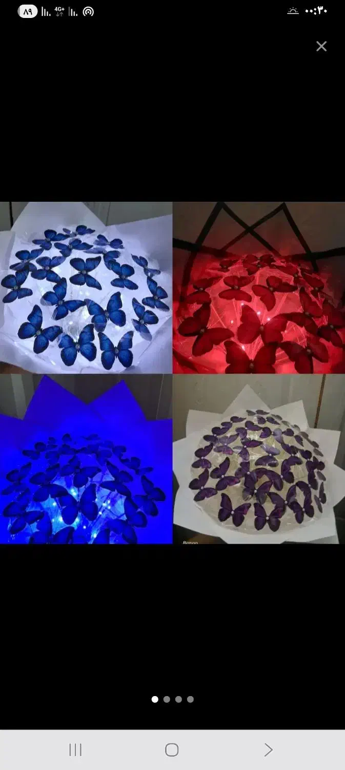 دسته گل / بوکت پروانه تحویل فوری|گل مصنوعی|قم, وادی السلام|دیوار