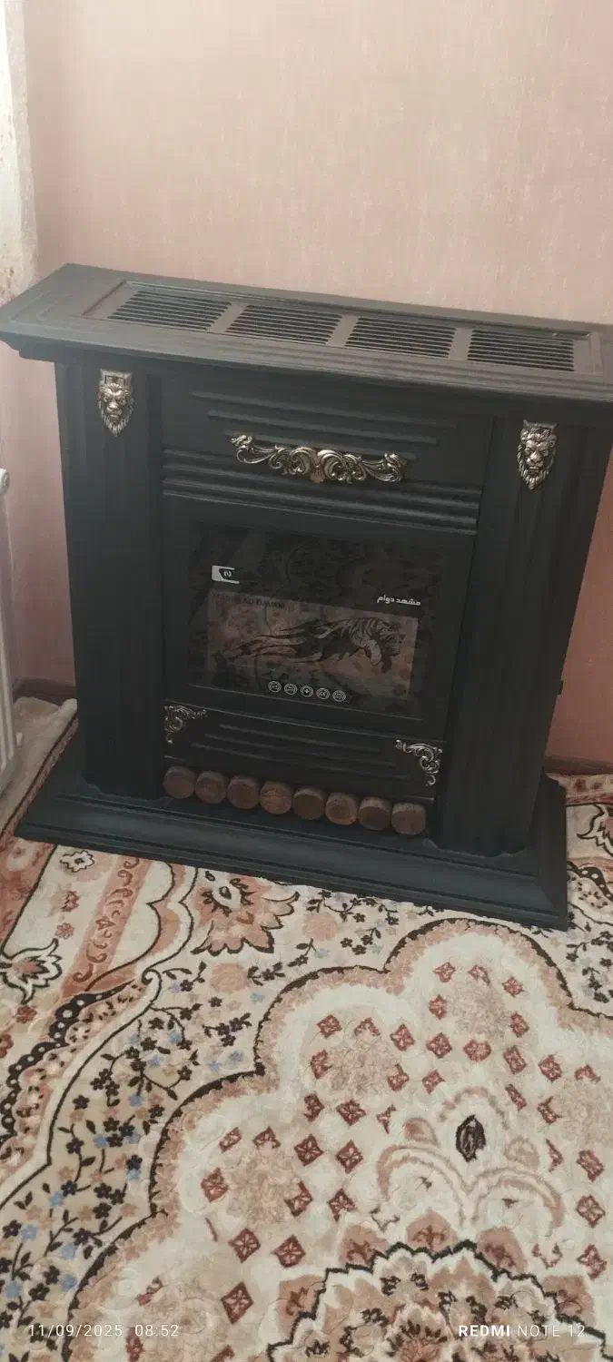 بخاری گازی.  طرح شومینه.  مشهد دوام|بخاری، هیتر، شومینه|فولادشهر, B2|دیوار