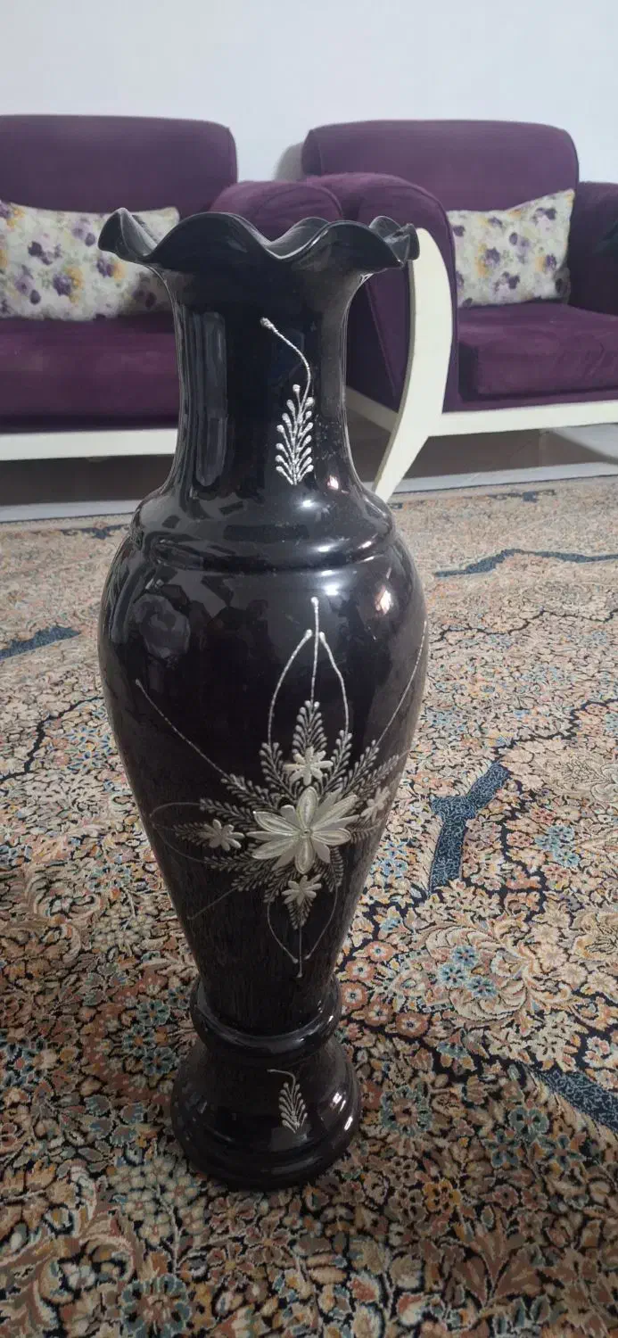 گلدان شیشه ای قد حدود ۷۰|صنایع دستی و سایر لوازم تزئینی|مشهد, هنرور|دیوار