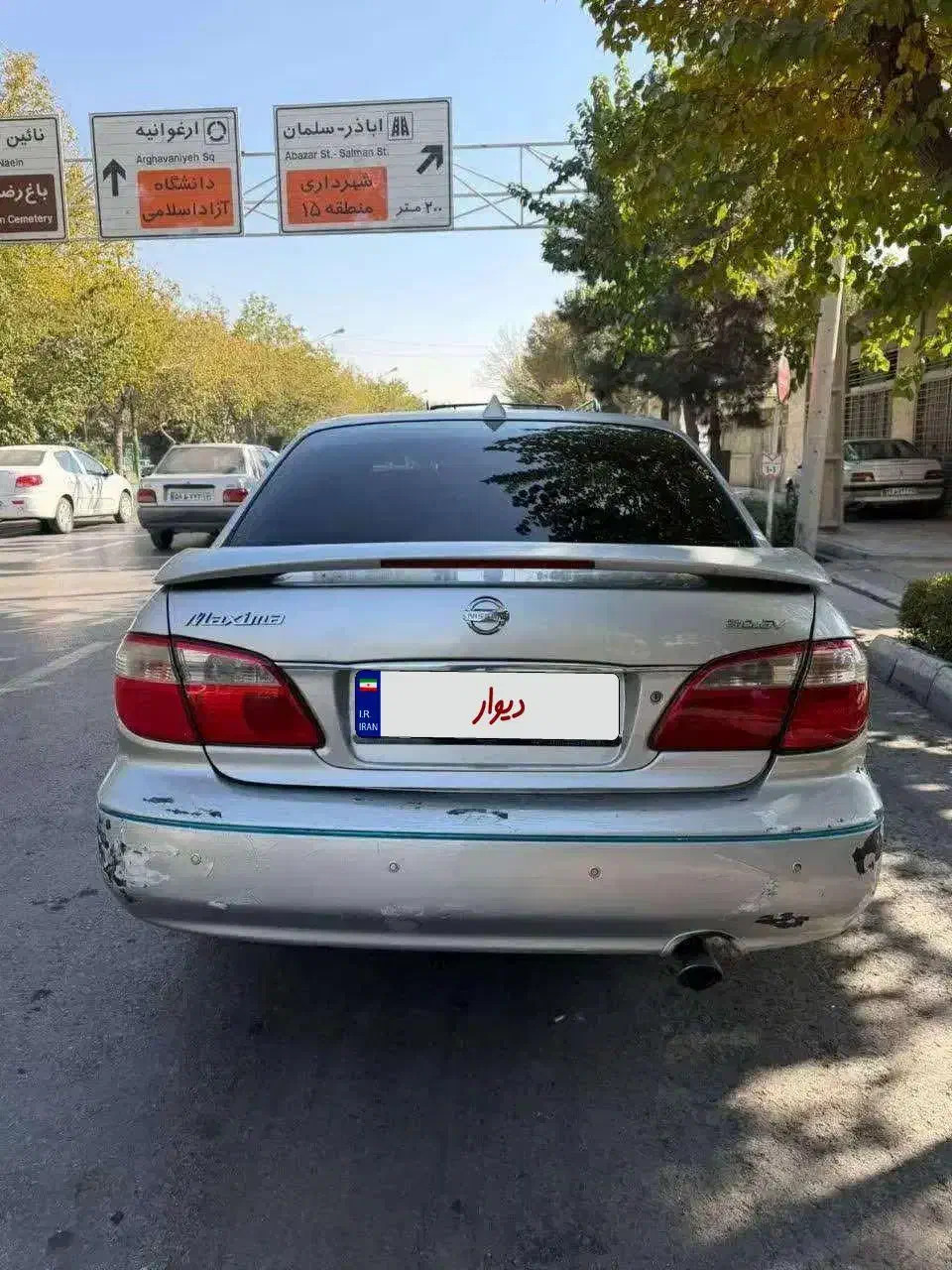 ماکسیما مدل ۱۳۸۲ نقره‌ای موتور و گیربکس سالم|خودرو سواری و وانت|اصفهان, نقش جهان|دیوار