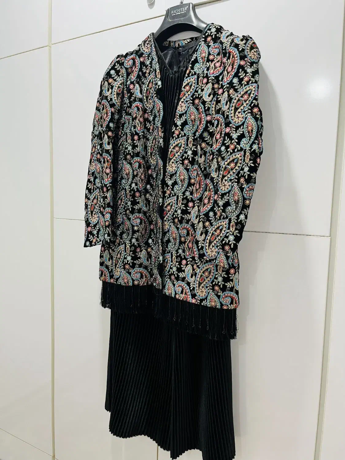 کت و شلوار مجلسی طرح ترمه سوزندوزی|لباس|دزفول, |دیوار