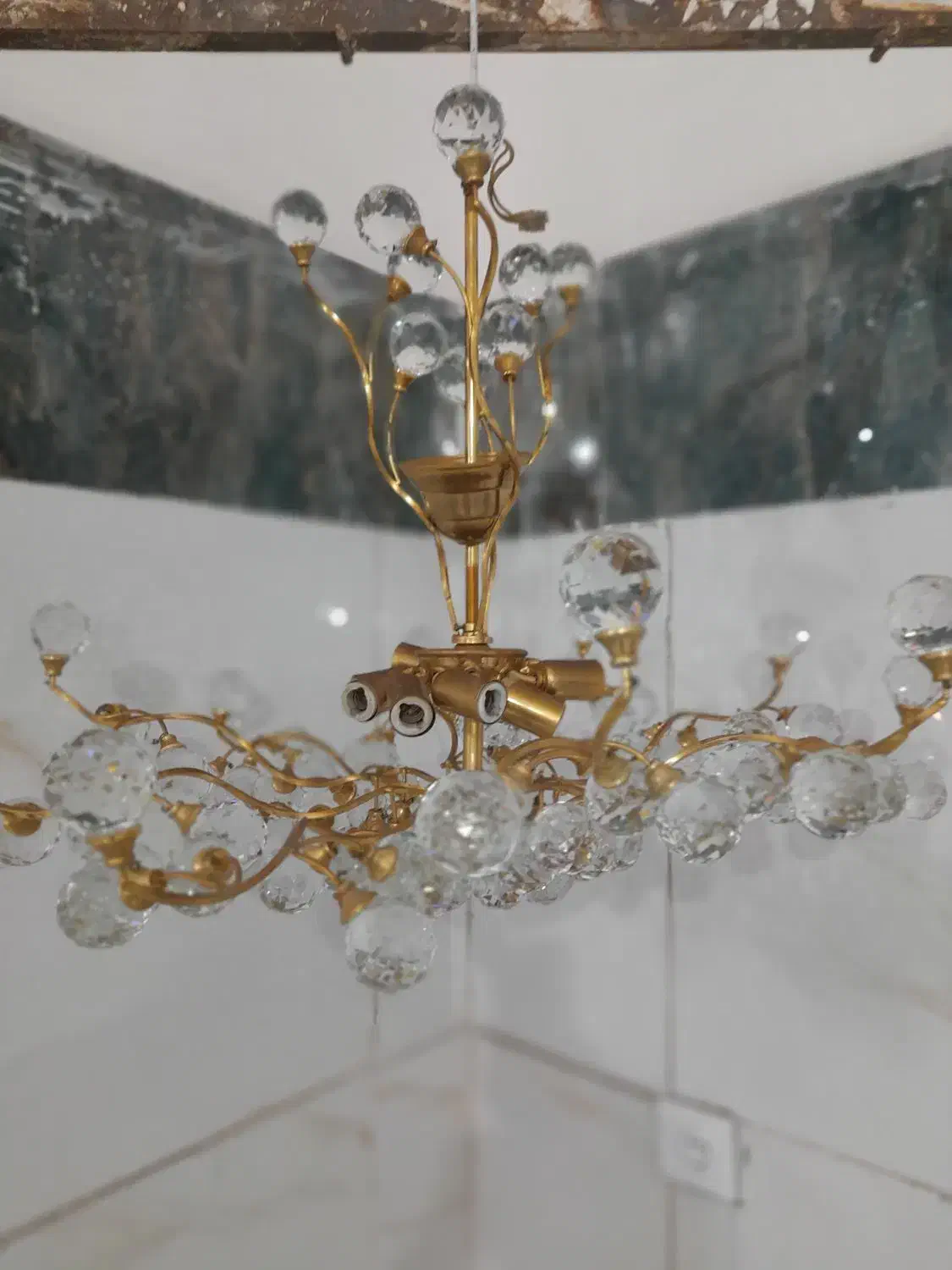 لوسترشیک بلوری|لوستر و چراغ آویز|اراک, |دیوار