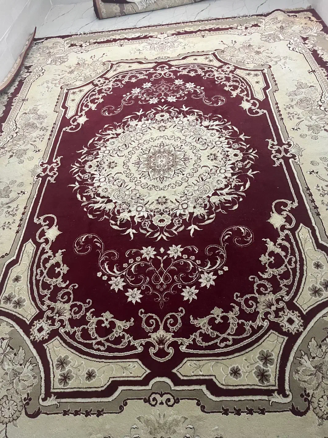 فرش طرح زرشکی ۱۲متری|فرش|حمیدیا, |دیوار