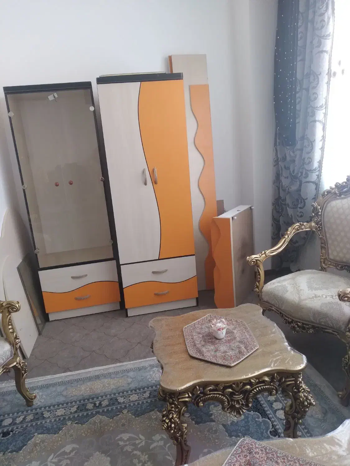 سرویس خواب یک نفره نو|تخت و سرویس خواب|قم, عمار یاسر|دیوار