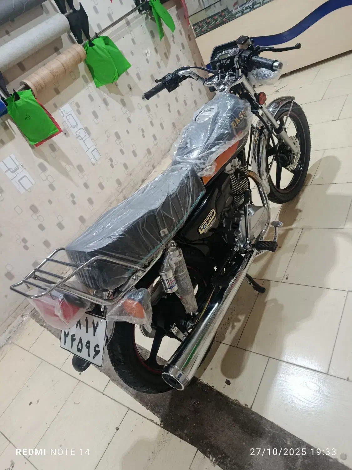 موتور ۲۰۰باسل خشک کارخونه|موتورسیکلت|ریگان, |دیوار