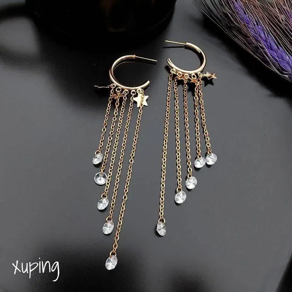 گوشواره آویزدار ستاره ای ژوپینگ اصل|بدلیجات|اسلامشهر, مظفریه|دیوار