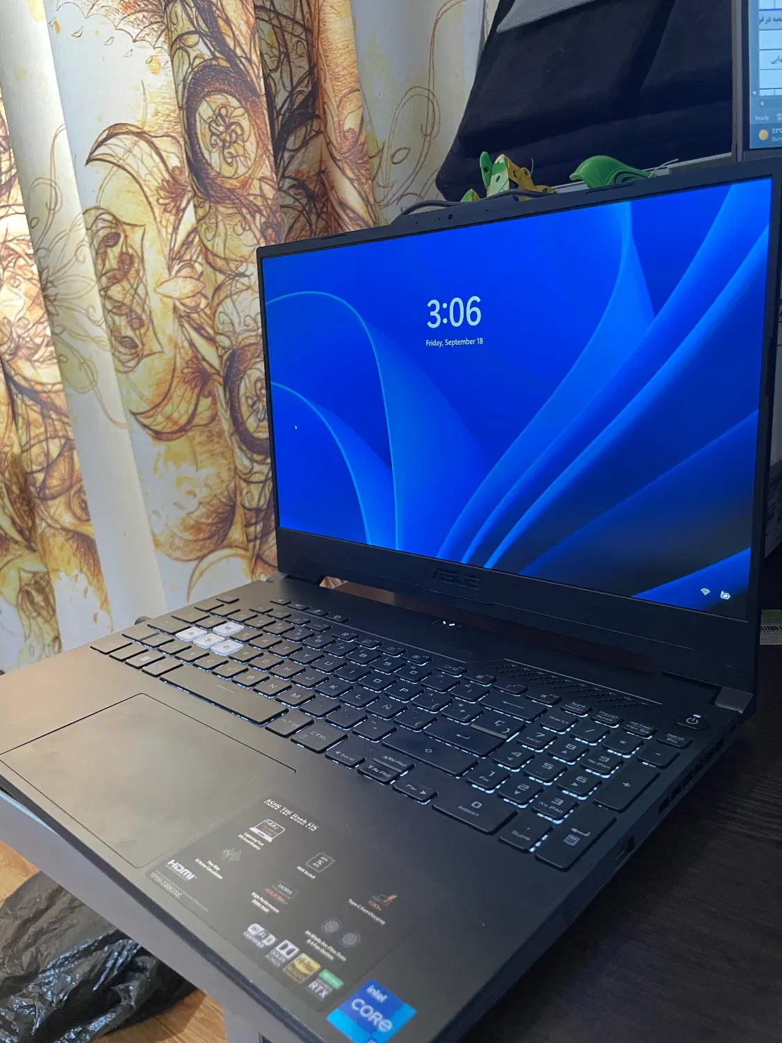 لپ تاپ گیمینگ asus tuf 517Zm-hn078|رایانه همراه|تهران, پونک|دیوار
